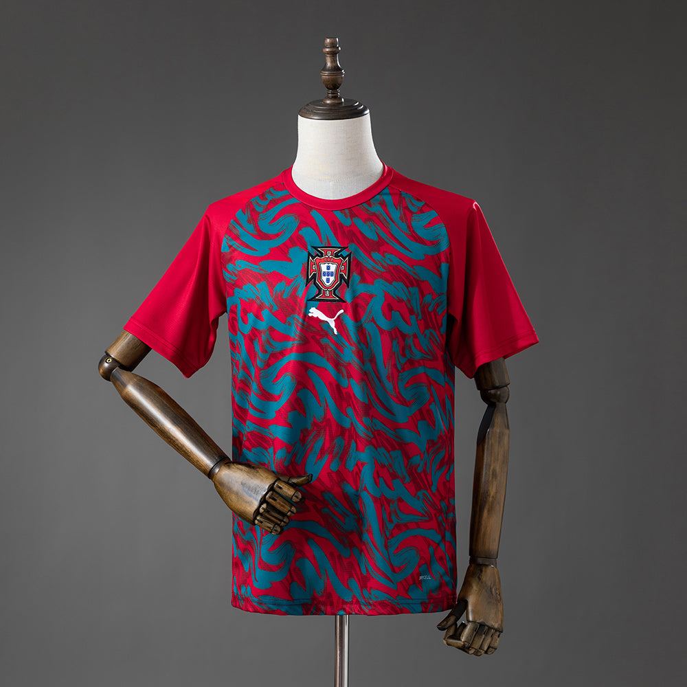 Camisola Warmup Portugal Vermelho 2026