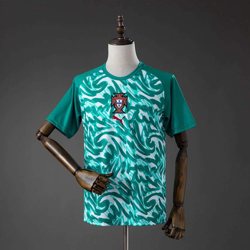 Camisola Warmup Portugal Verde 2026