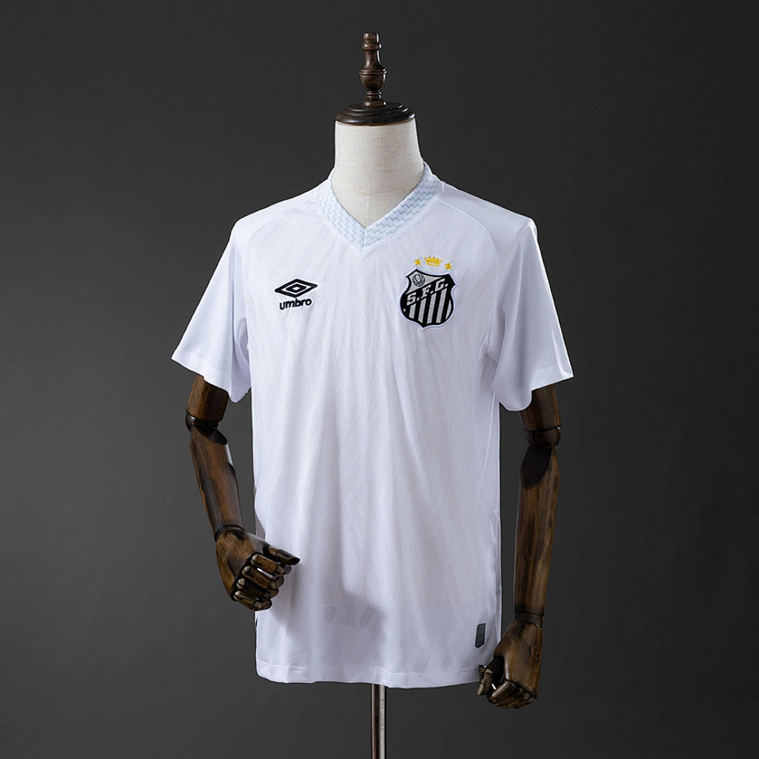 Camisola Principal do Santos FC 2025/2026 Todos Patrocinadores