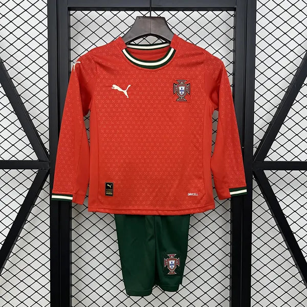 Kit Criança Portugal Principal manga-longa 2025