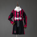 Camisola Principal Retro AC Milan 2009/2010 Manga Comprida Criança