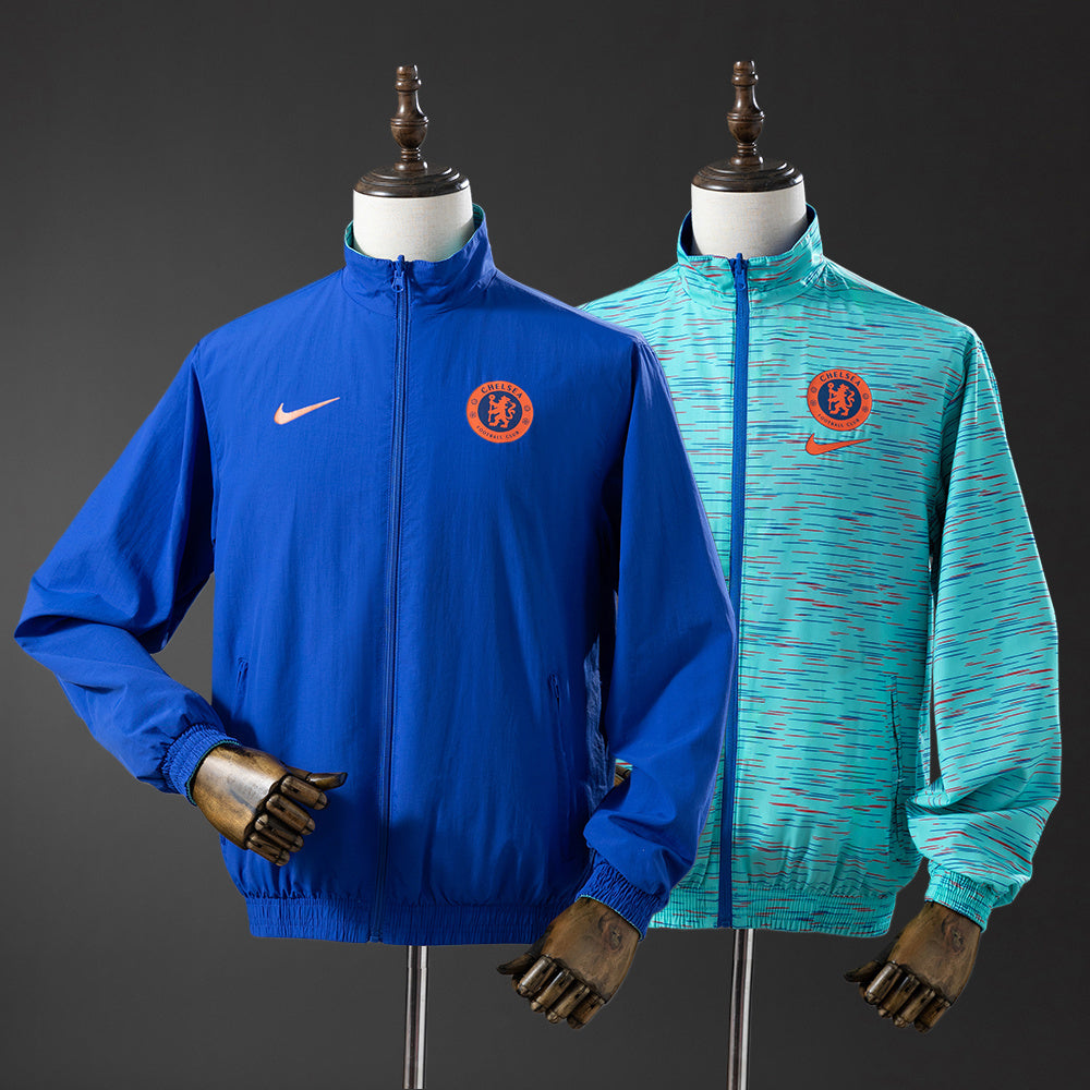 Corta‑Vento Reversível Chelsea Azul & Azul Céu