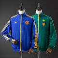 Corta‑Vento Reversível Manchester United Azul & Verde Army