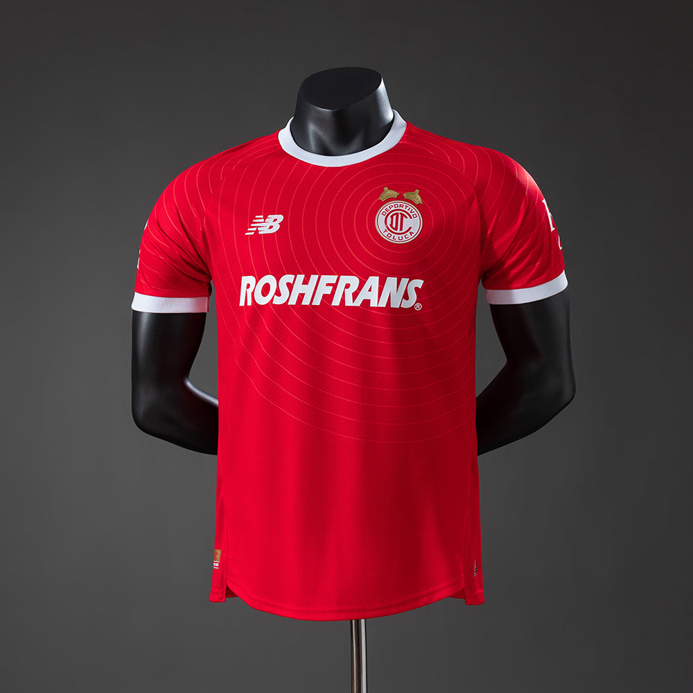 Camisola Principal Deportivo Toluca Versão Jogador 2026/2027