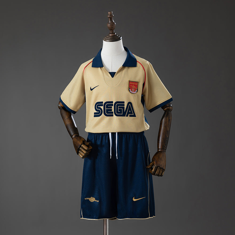 Camisola Fora Retro Arsenal 2001/2002 Criança