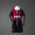 Camisola Principal Retro AC Milan 2009/2010 Criança