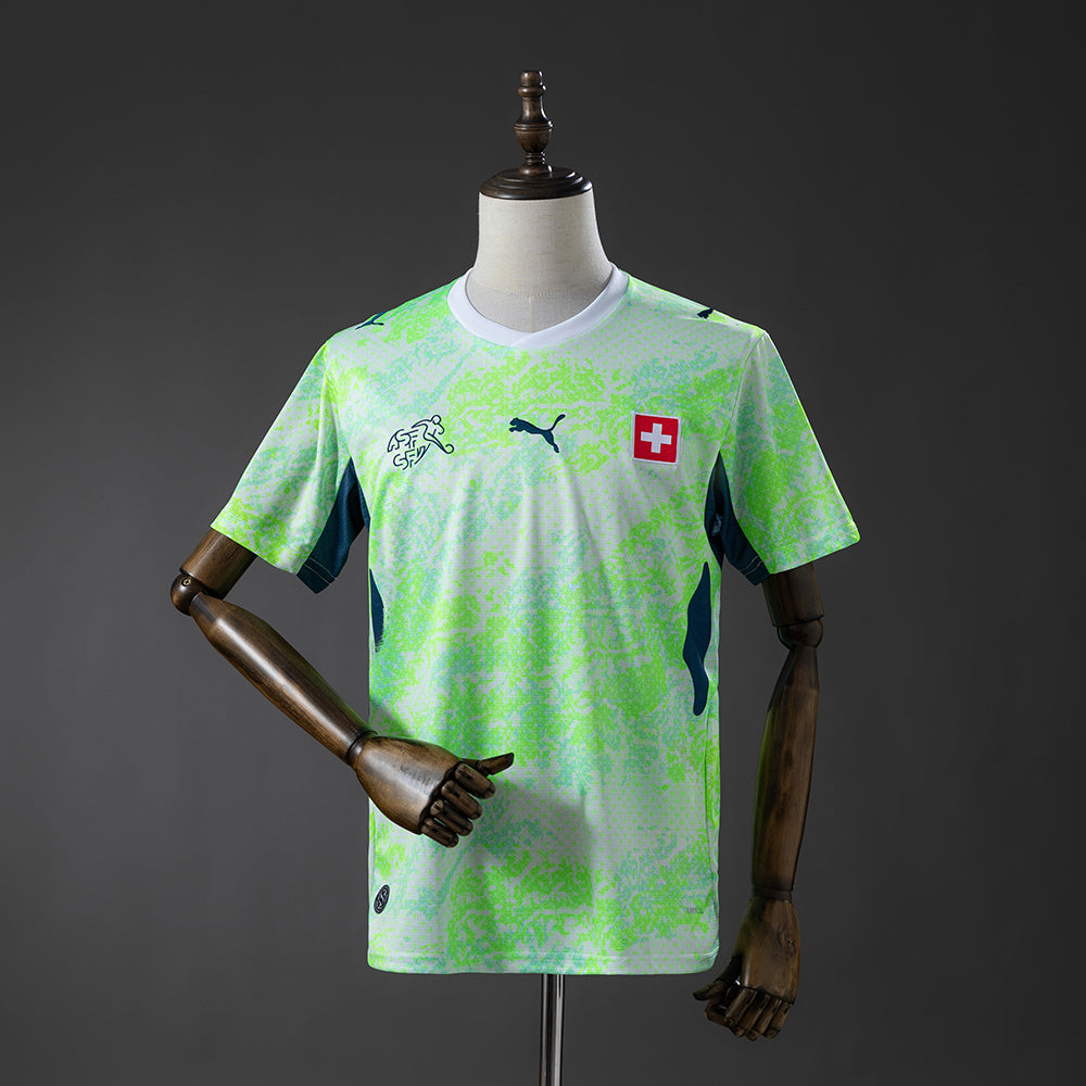 Camisola Alternativa verde da Suiça 2026