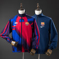 Corta‑Vento Reversível FC Barcelona Vermelho & Azul Marinho
