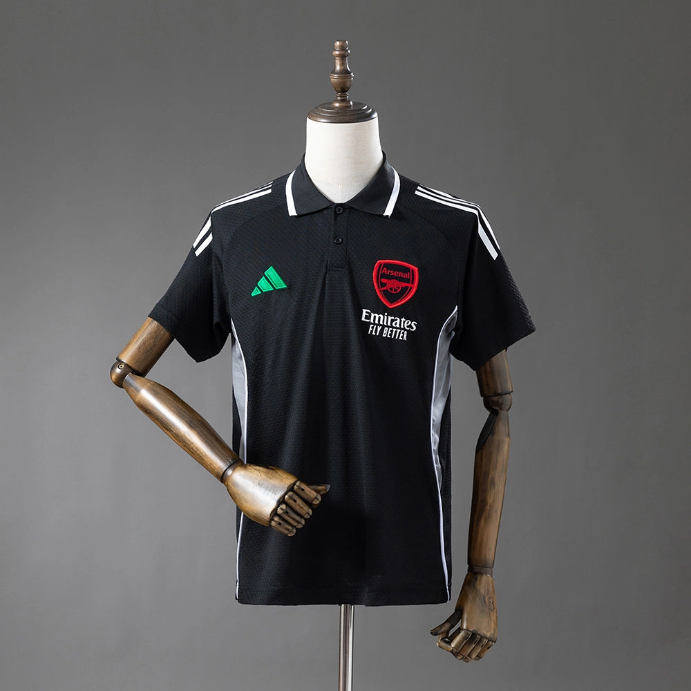Polo Arsenal 2025/26 Preto