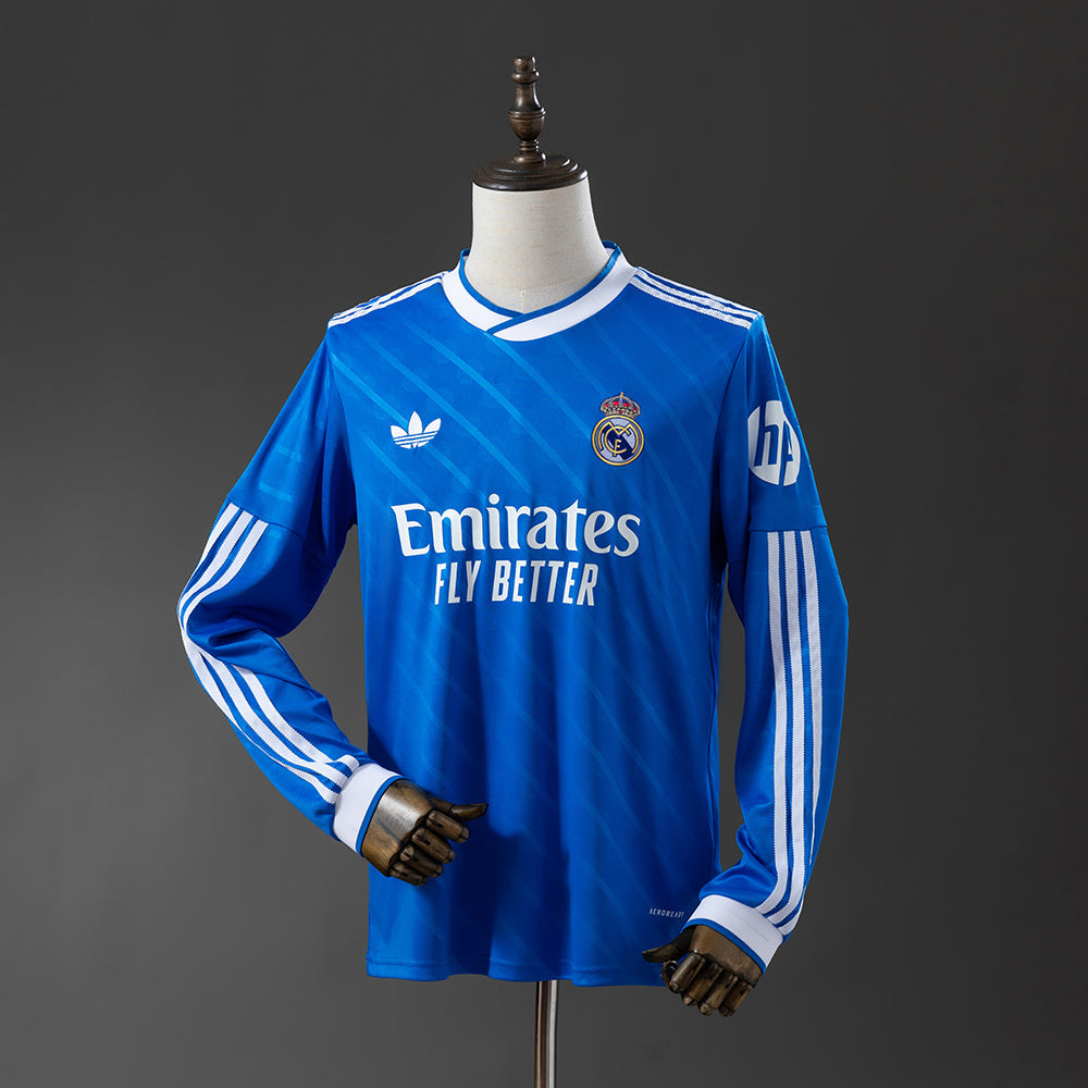 Camisola Real Madrid Terceira Fora manga longa 2025/26