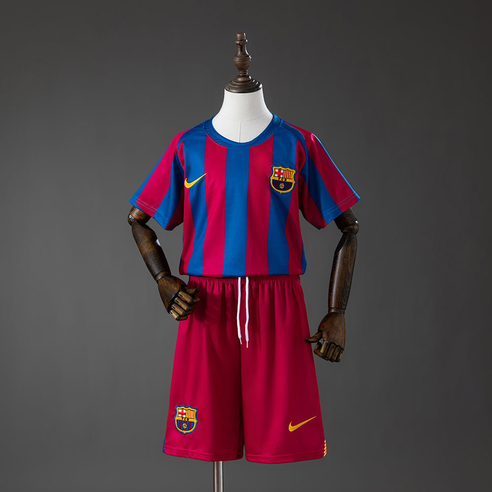 Kit Crianca FC Barcelona Principal 2005/2006