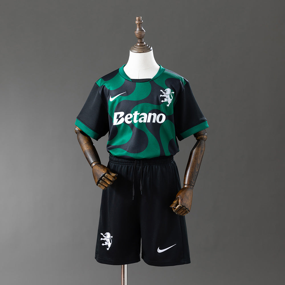 Kit Criança Sporting 2025/26 - Alternativa Verde
