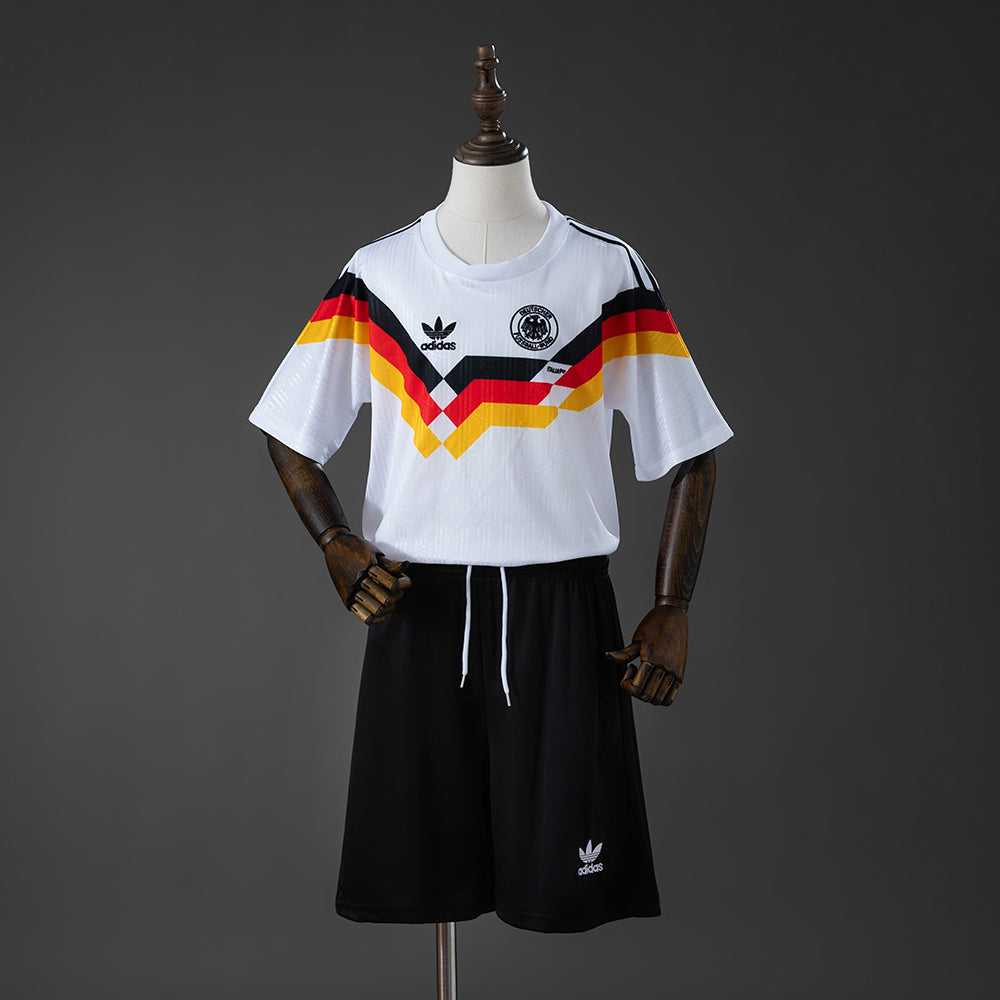 Camisola Principal Retro Alemanha 1990 Criança