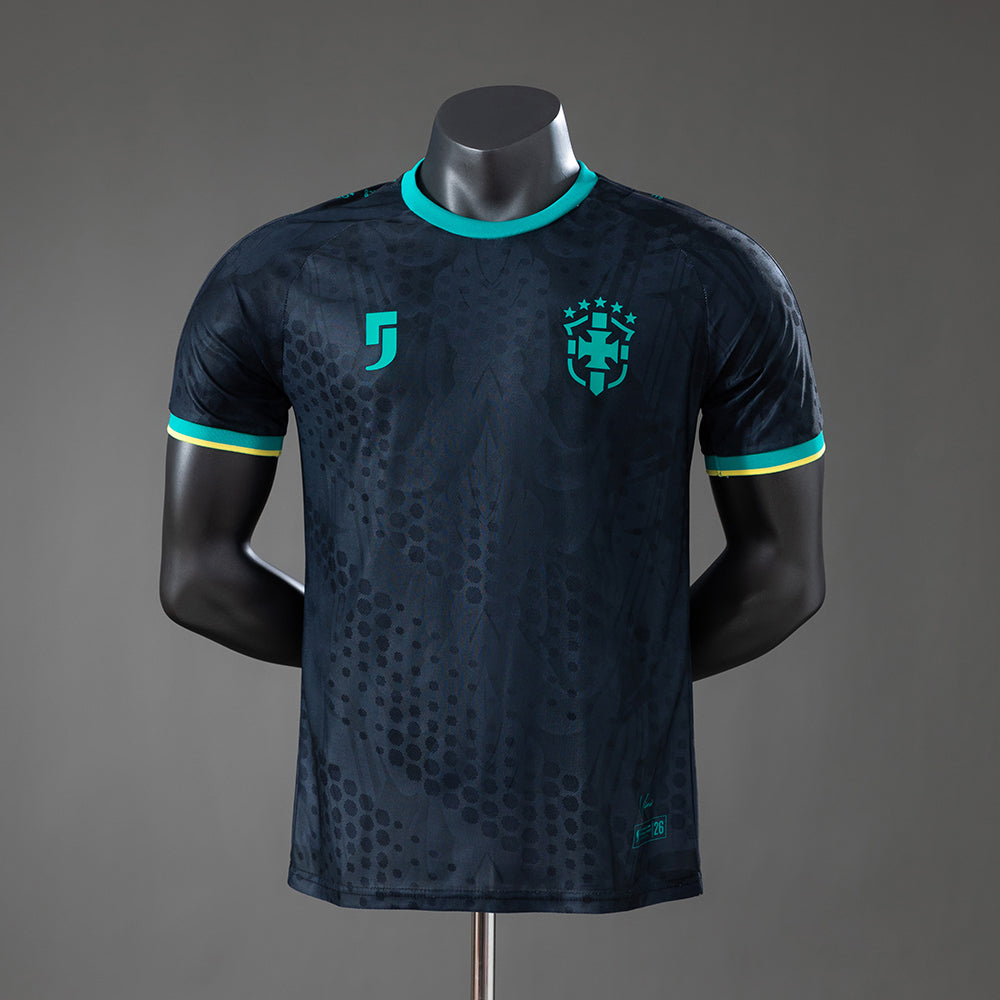 Camisola Edição Especial Mundial Brasil Preto Versão Jogador 2026