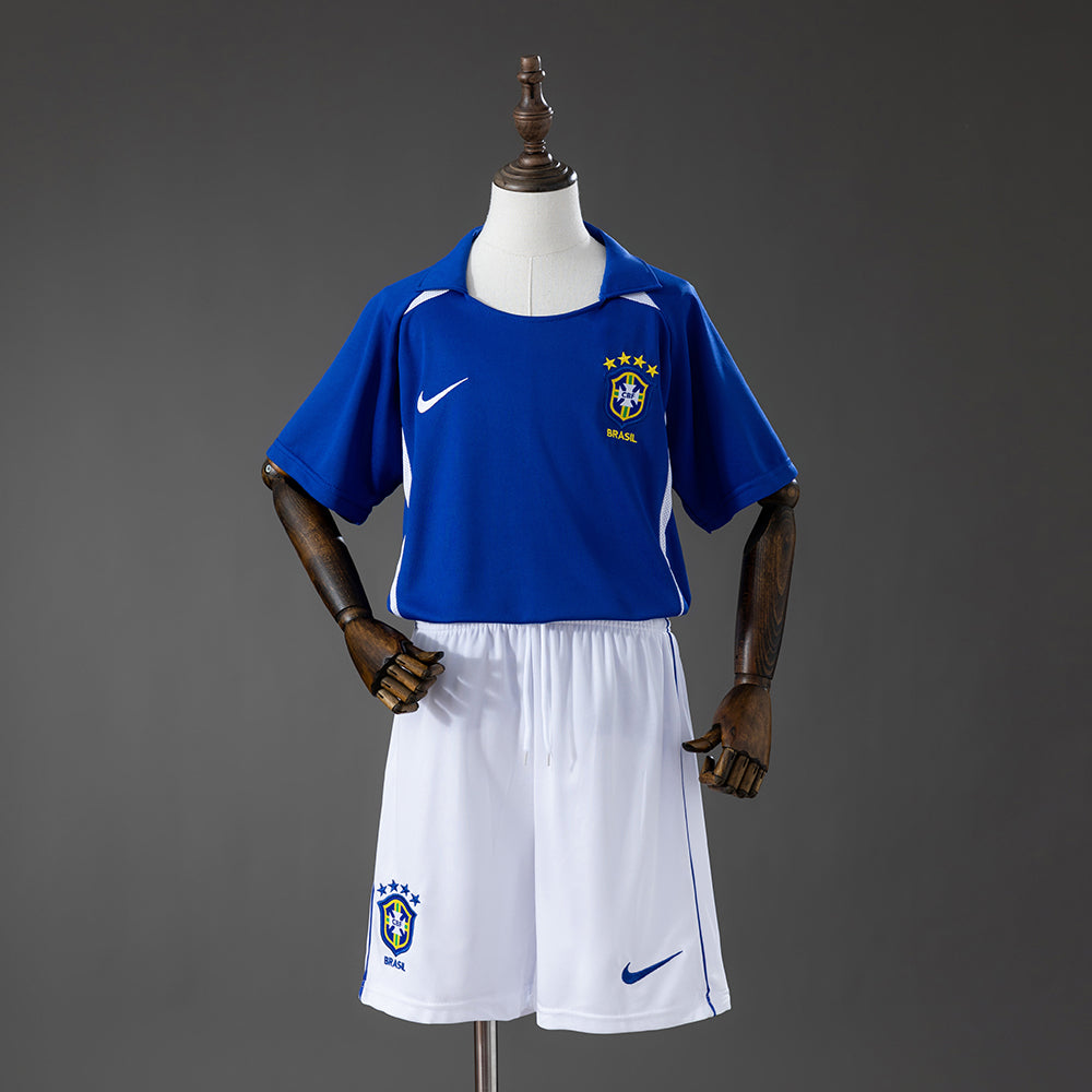 Camisola Fora Retro Brasil 2002 Criança