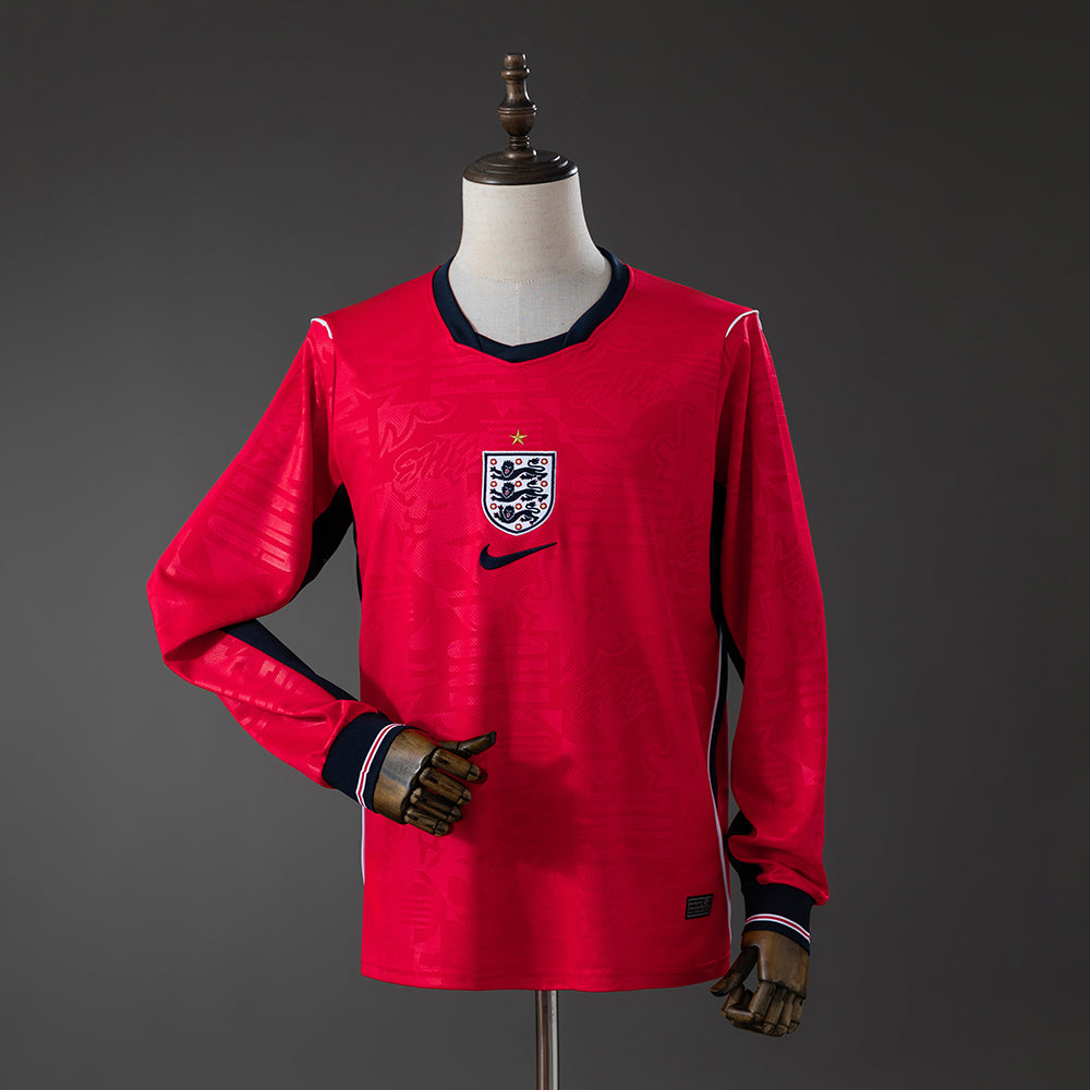 Camisola Fora Inglaterra 2026 Manga Comprida
