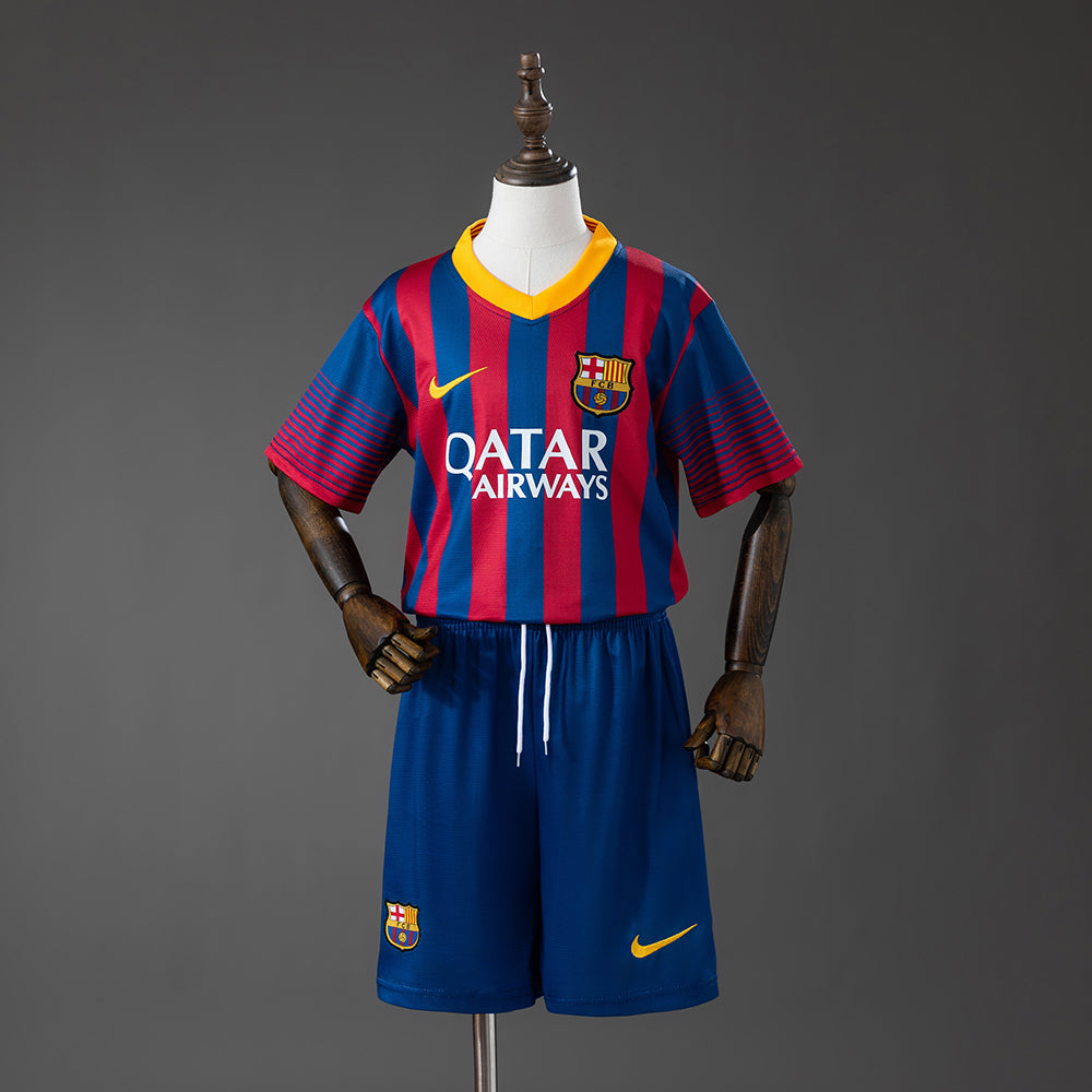 Kit Crianca FC Barcelona Principal 2013/2014