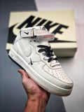 Air Force 107 Mid Branco e Preto