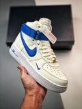 Air Force 1 High Branco e Azul Precioso