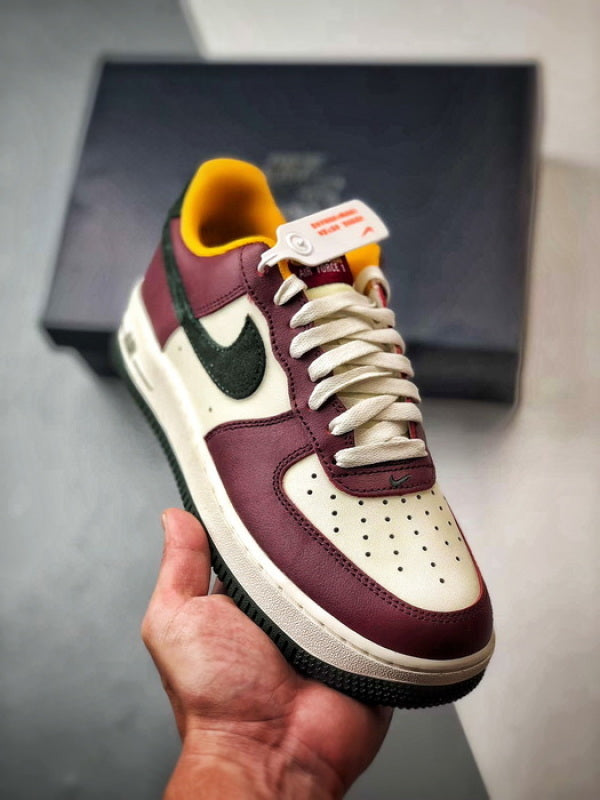 Air Force 1 Low Branco, Castanho e Verde
