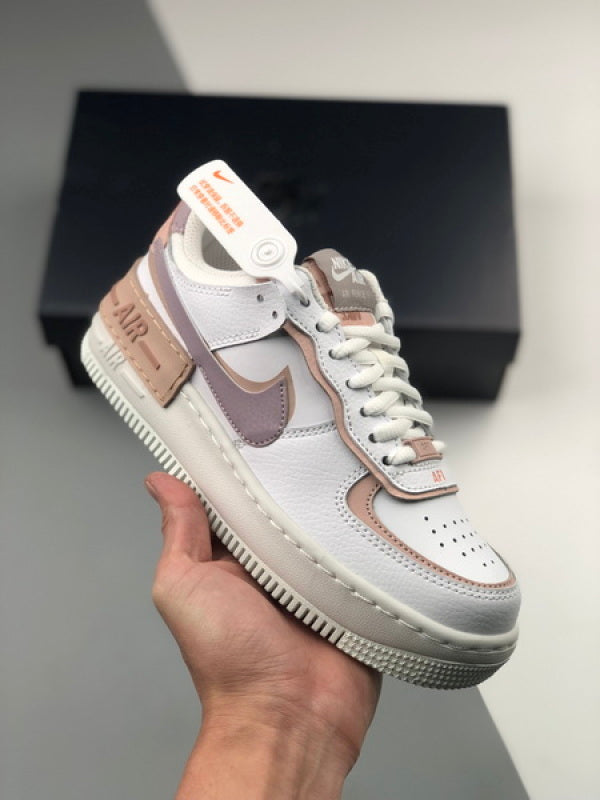 Air Force 1 Shadow Branco e Rosa