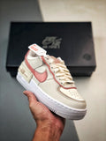Air Force 1 Shadow Bege Branco e Rosa