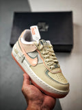 Air Force 1 Shadow Bege Rosa e Cinzento