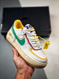 Air Force 1 Shadow Amarelo Verde e Vermelho