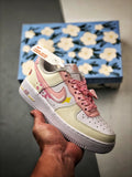 Air Force 1 '07 Low Branco, Damasco e Rosa