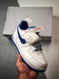 Air Force 1 '07 Low Branco e Azul Reflexivo