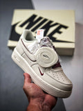 Air Force 1 '07 Low Creme e Vermelho