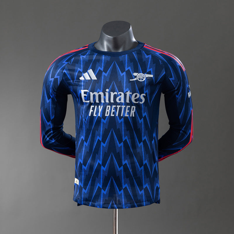 Arsenal 25/26 Away manga-longa versão jogador