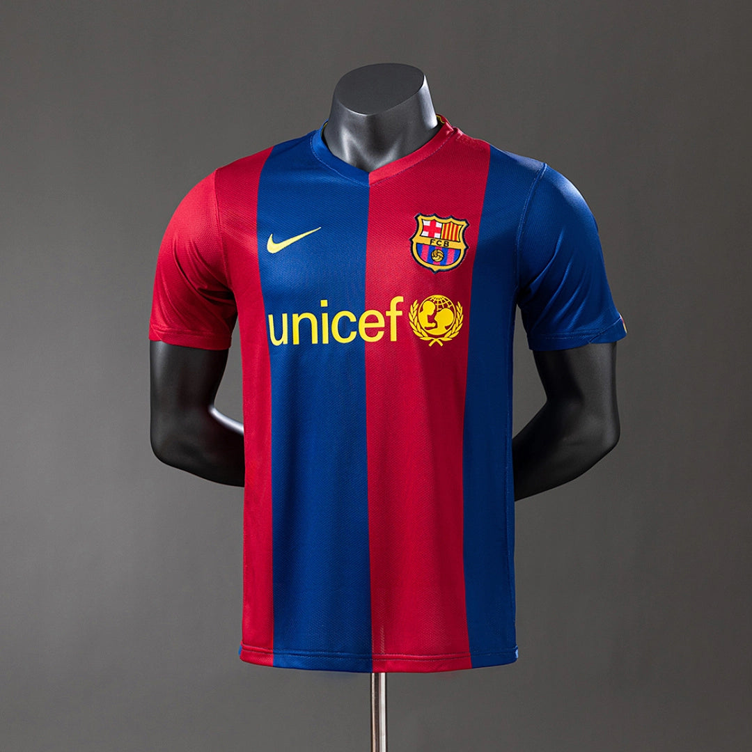 Camisola Principal do FC Barcelona 2006/2007 (Retro, Versao Jogador)