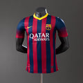 Camisola Principal do FC Barcelona 2013/2014 (Retro, Versao Jogador)