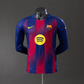 Barcelona 25/26 manga-longa Home versão jogador