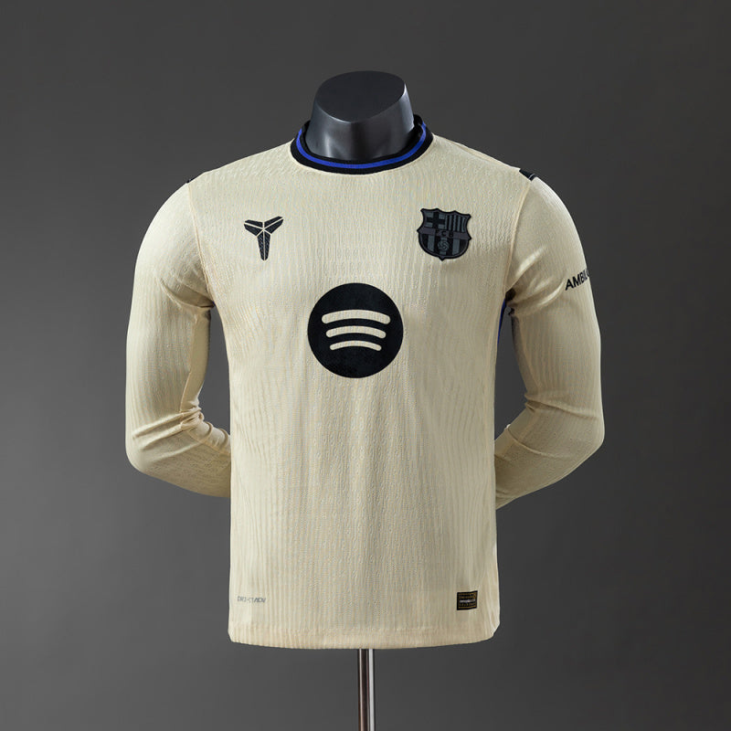 Barcelona 25/26 Away manga-longa versão jogador