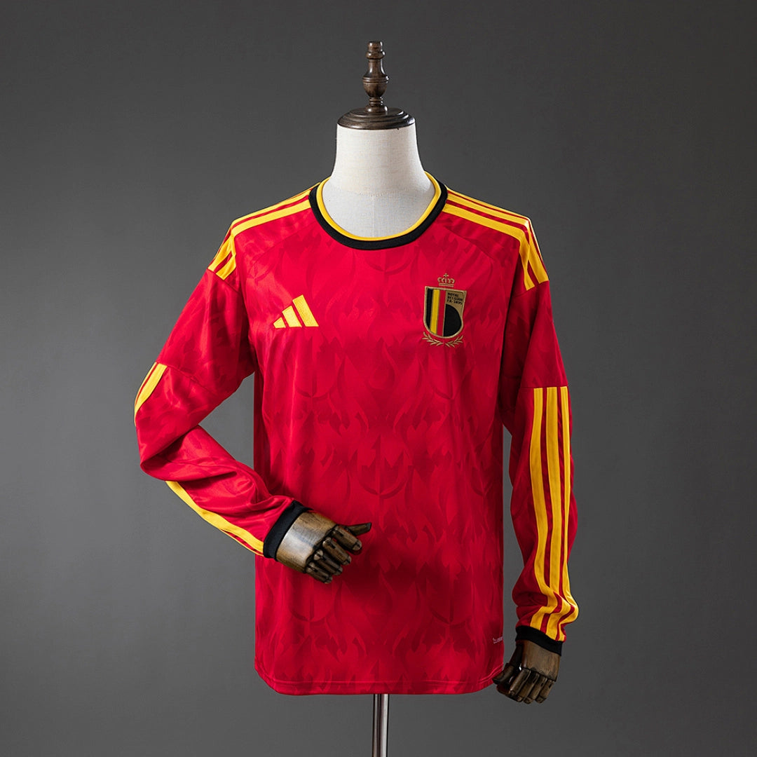 Camisola Principal da Bélgica 2026 (Manga Longa)