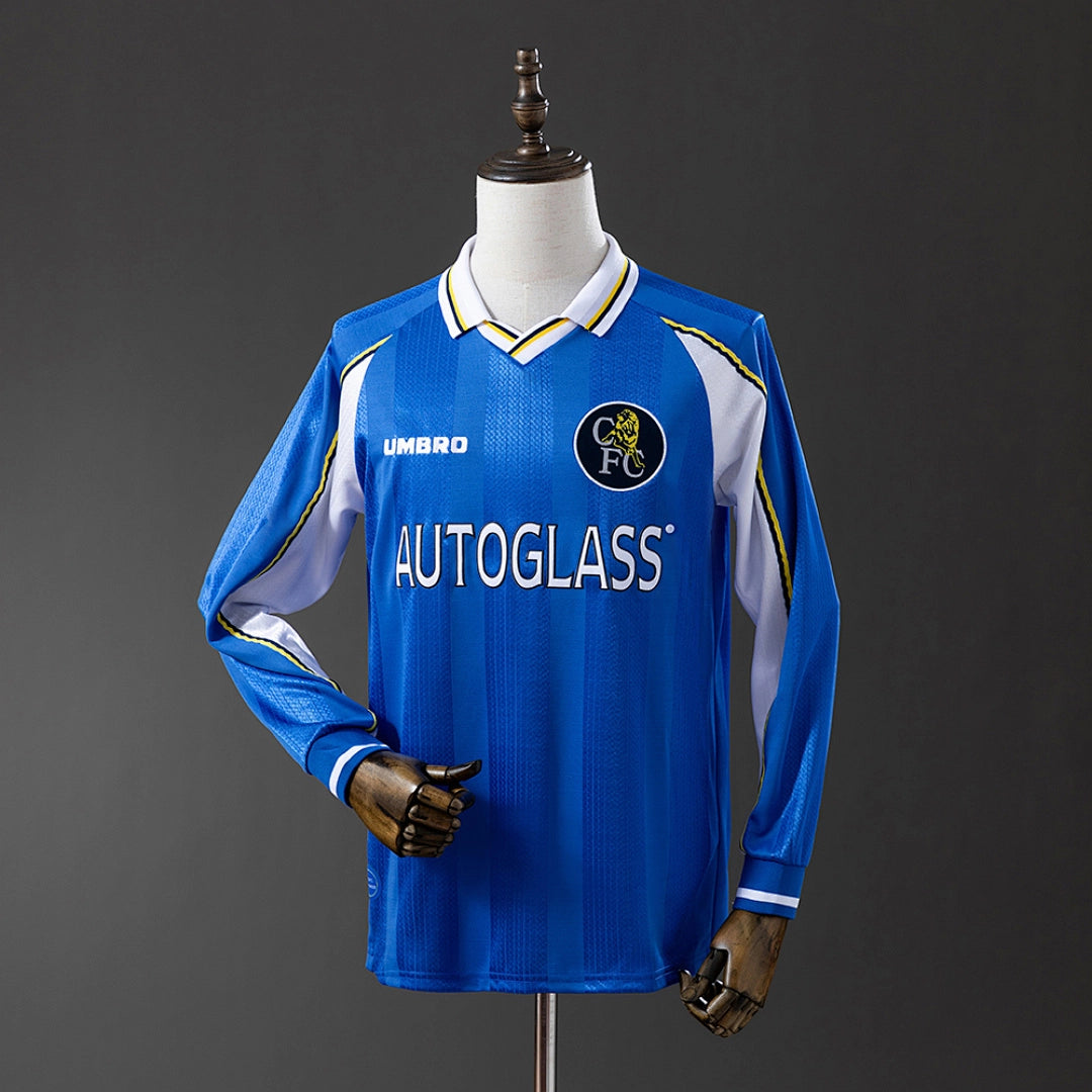 Camisola Principal do Chelsea (Retro, Manga Longa)
