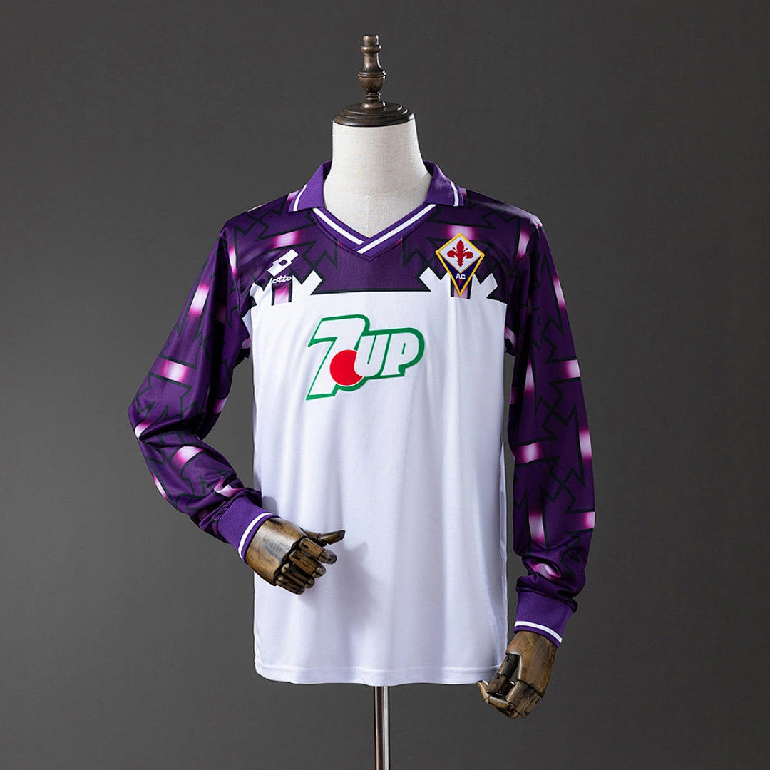 Camisola Alternativa da Fiorentina 1992/1993 (Retro, Manga Longa)