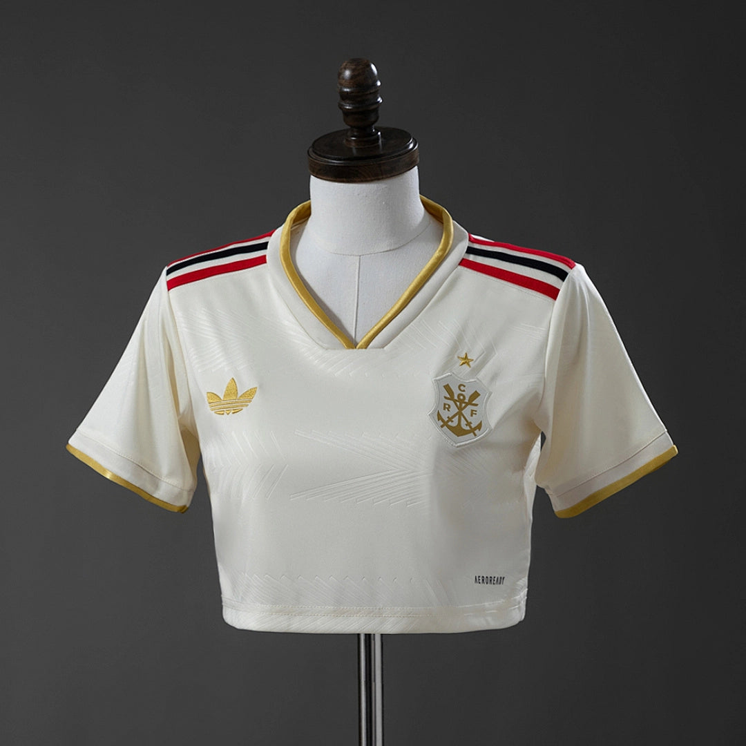 Camisola Feminina Flamengo 2025/26 Terceiro Estilo Crop