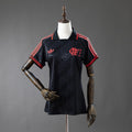 Camisola Retro Feminina Flamengo Lifestyler Preta