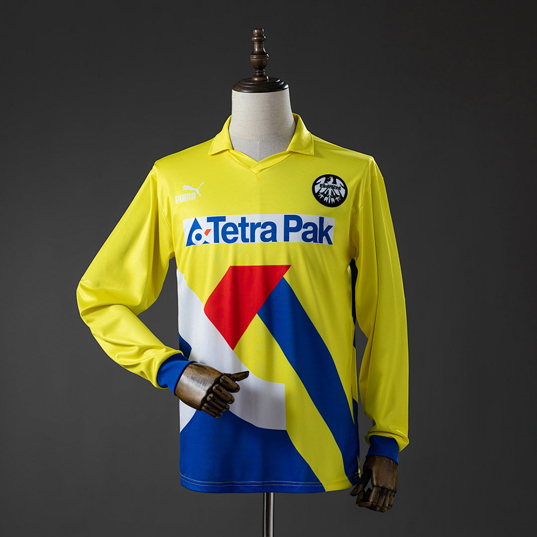 Camisola Eintracht Frankfurt Retro Alternativa Manga Comprida 93/96