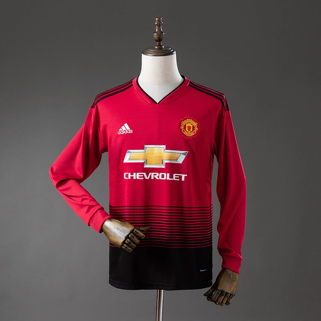 Camisola Principal do Manchester United (Retro, Manga Longa) (2)