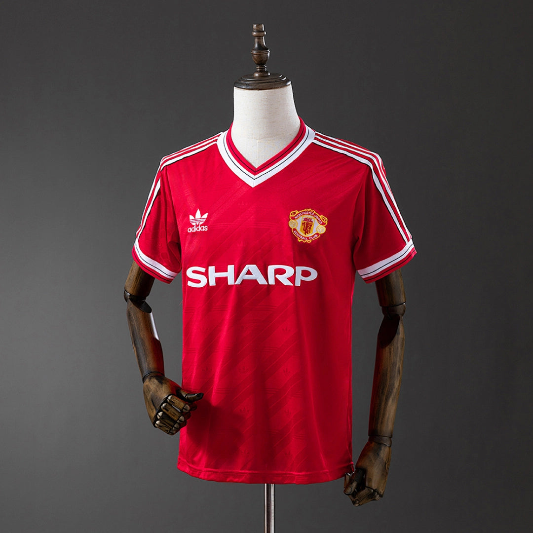 Camisola Principal do Manchester United 1986 (Retro)