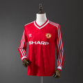Camisola 2 Alternativa do Manchester United 1986 (Retro, Manga Longa)