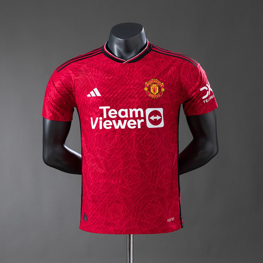 Camisola Principal do Manchester United 2023/2024 (Retro, Versao Jogador)