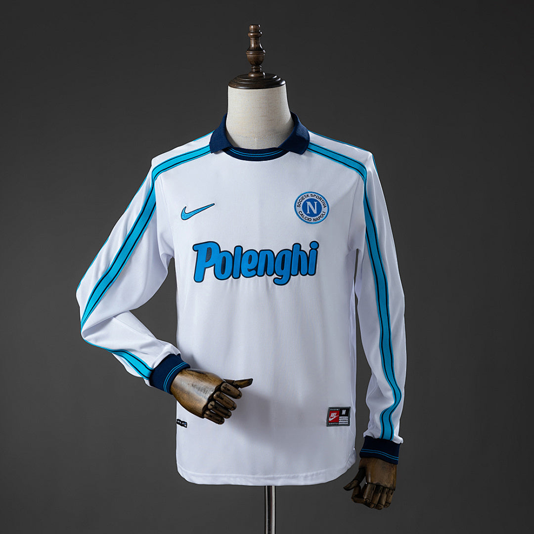 Camisola Napoli Retro Alternativa Manga Comprida 98/99
