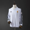 Camisola Principal do Real Madrid 2002/2003 Champions League (Retro, Manga Longa)