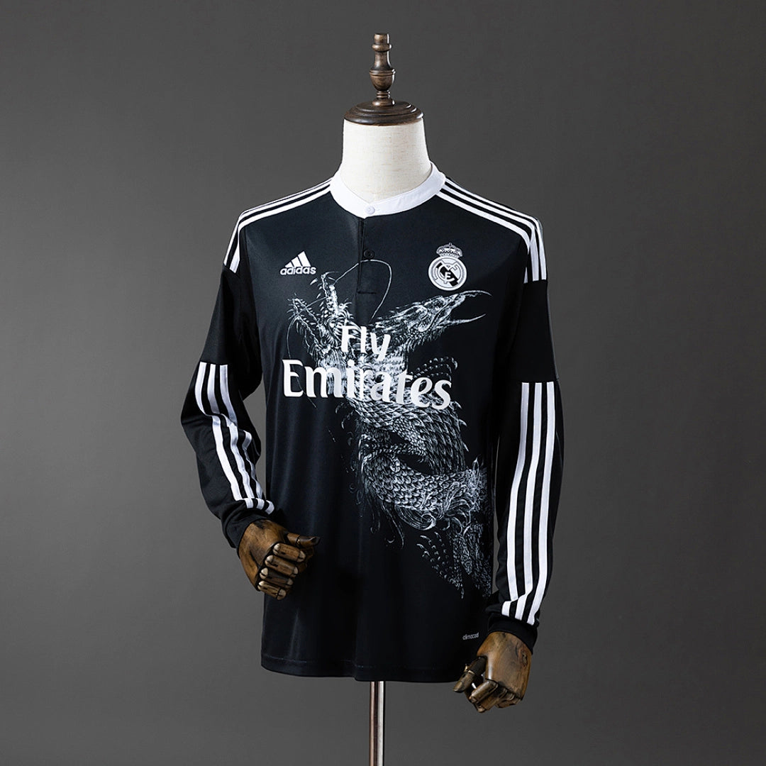Camisola 2 Alternativa do Real Madrid 2014/2015 (Retro, Manga Longa)