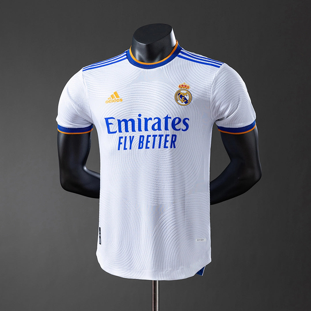 Camisola Principal do Real Madrid 2021/2022 (Retro, Versao Jogador)